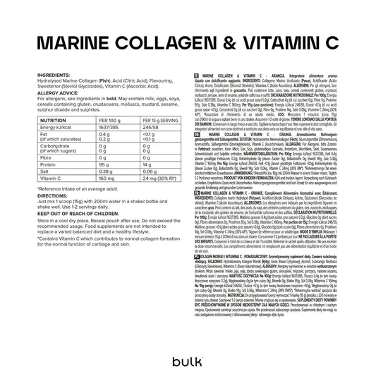 Marine Collagen and Vitamin C Powder