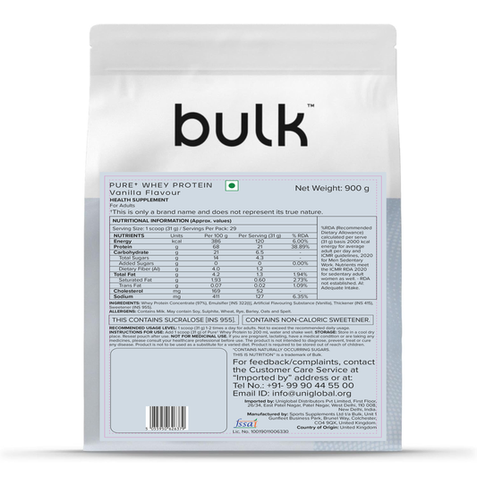 Pure Whey Protein - Vanilla